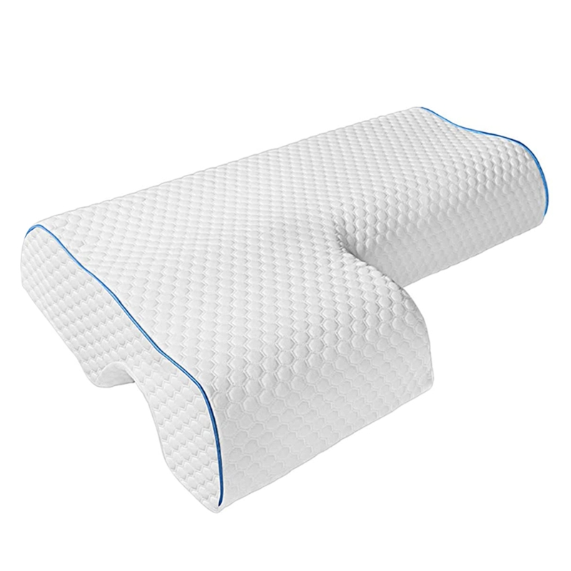 Variant image for Par Krammekudde Hvid Ergonomisk Memory Skum Komfortabel Design-1