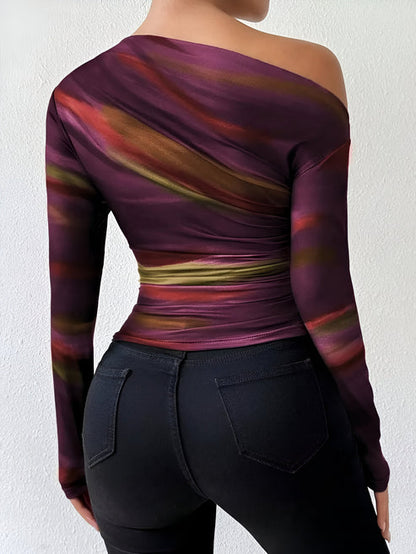 Kvinders Langærmet T-shirt Elegant 100% Bomuld-5