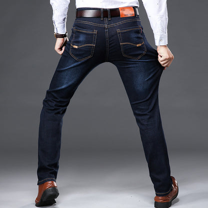 Herre Stretch Jeans Komfortabel Denim