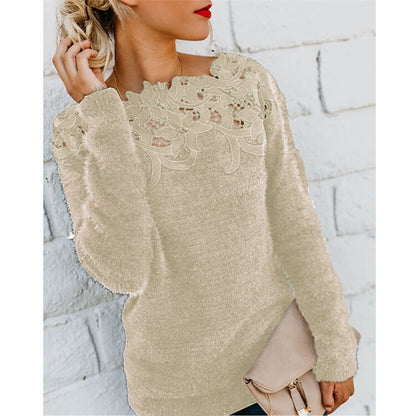 Variant image for Dame Sweater Afslappet Blød Akryl-33