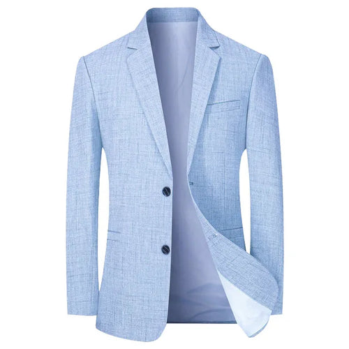 Herre Blazer Slank Polyester Vintage Stil 1