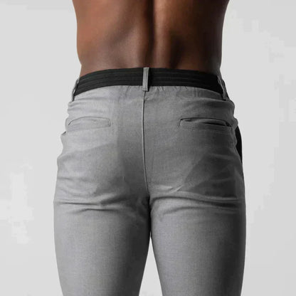 Herre Bukser Slank Chino 100% Bomuld-4