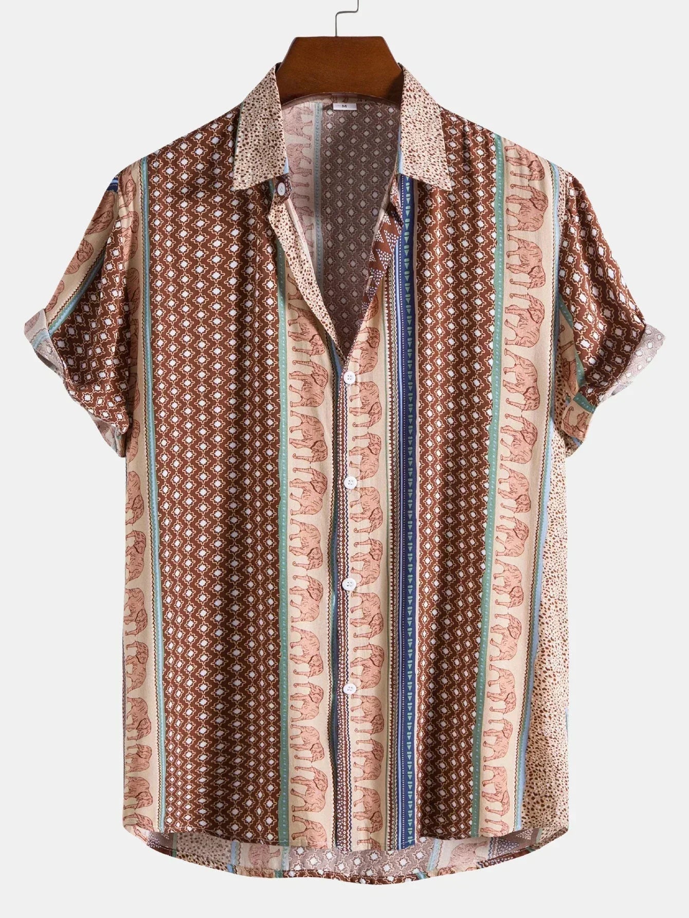 Herre T Shirt Vintage Look 100% Bomuld Sommer Afslappet Pasform-2