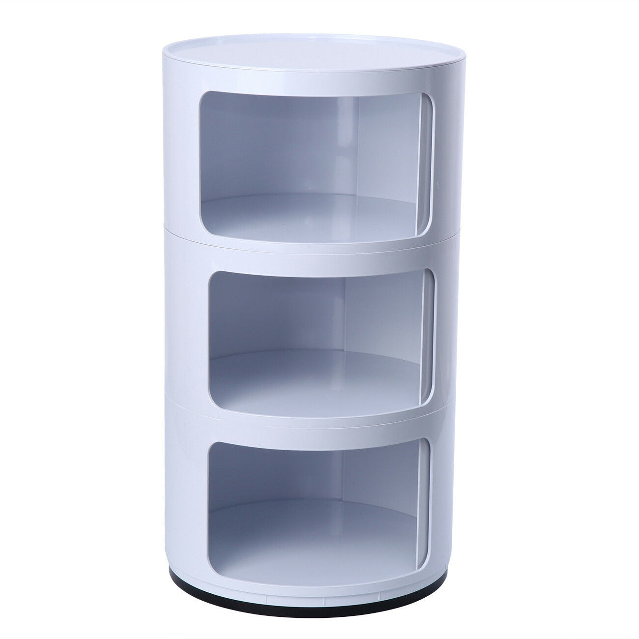 3 Tier Cylindrisk moderne kabinet