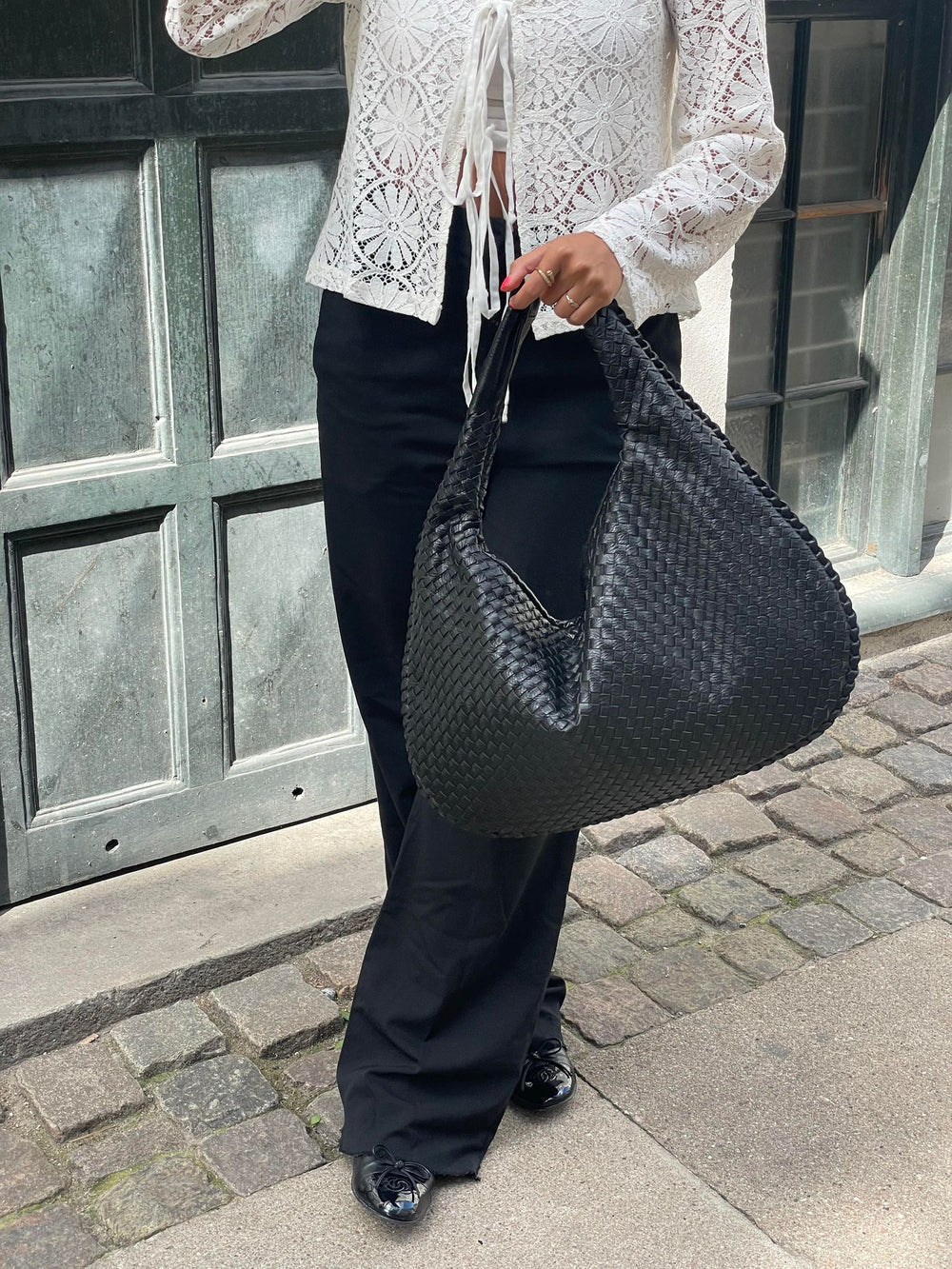 Kvinders Tote Taske Rummelig Vandafvisende Polyester 2