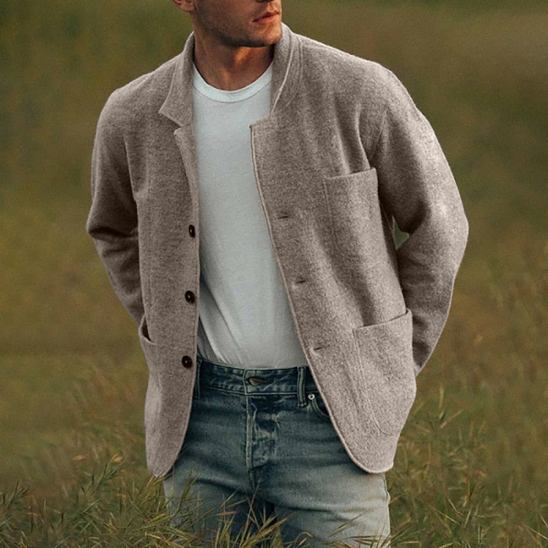 Herre Blazer Casual Komfortabelt Design