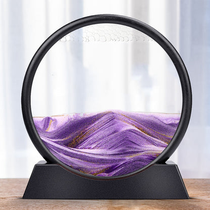 3D Sandlandskab Timeglas