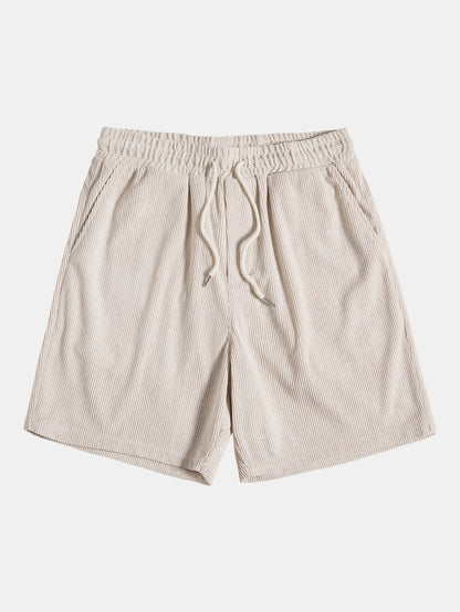 Herre Corduroy Sæt Trendy Design Blødt Materiale