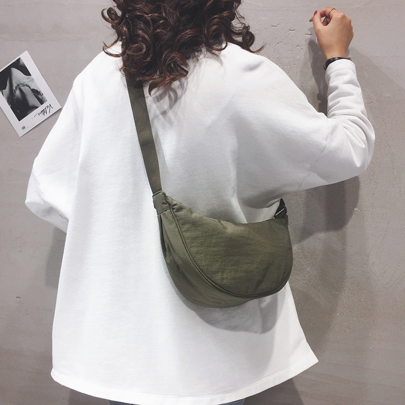 Dame Crossbody Taske Rummelig Polyester Justerbar Skulderrem 6