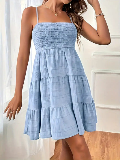 Festkjoler Damer Struktureret Cami-jurk 100% Polyester-5