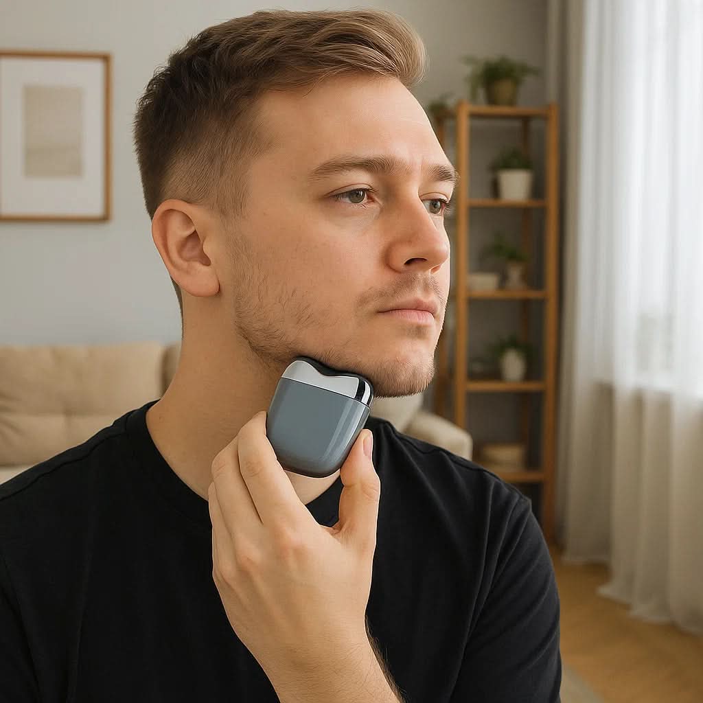 Bærbar Elektrisk Barbermaskine Mini Shaver 7