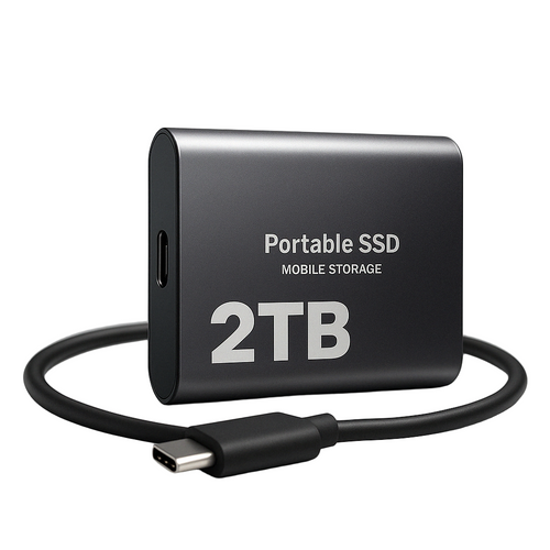 Bærbart SSD-drev med høj hastighed og kompakt design 0