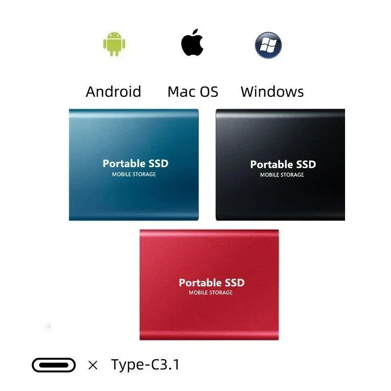Bærbart SSD-drev med høj hastighed og kompakt design 4