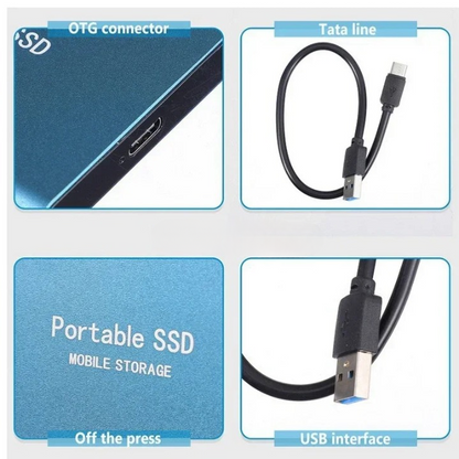 Bærbart SSD-drev med høj hastighed og kompakt design 8