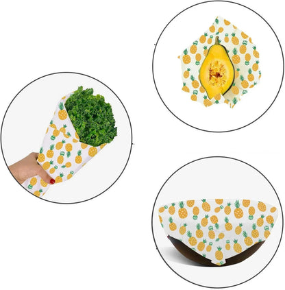 Beeswax Food Indpakning - Sæt med 3