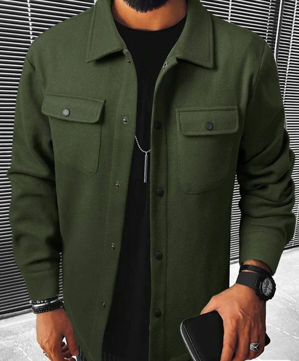 Variant image for Herre Shirt Varm Uld Moderne Snit-50