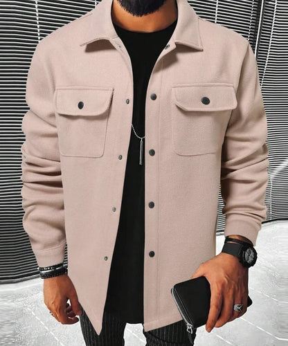 Variant image for Herre Shirt Varm Uld Moderne Snit-35