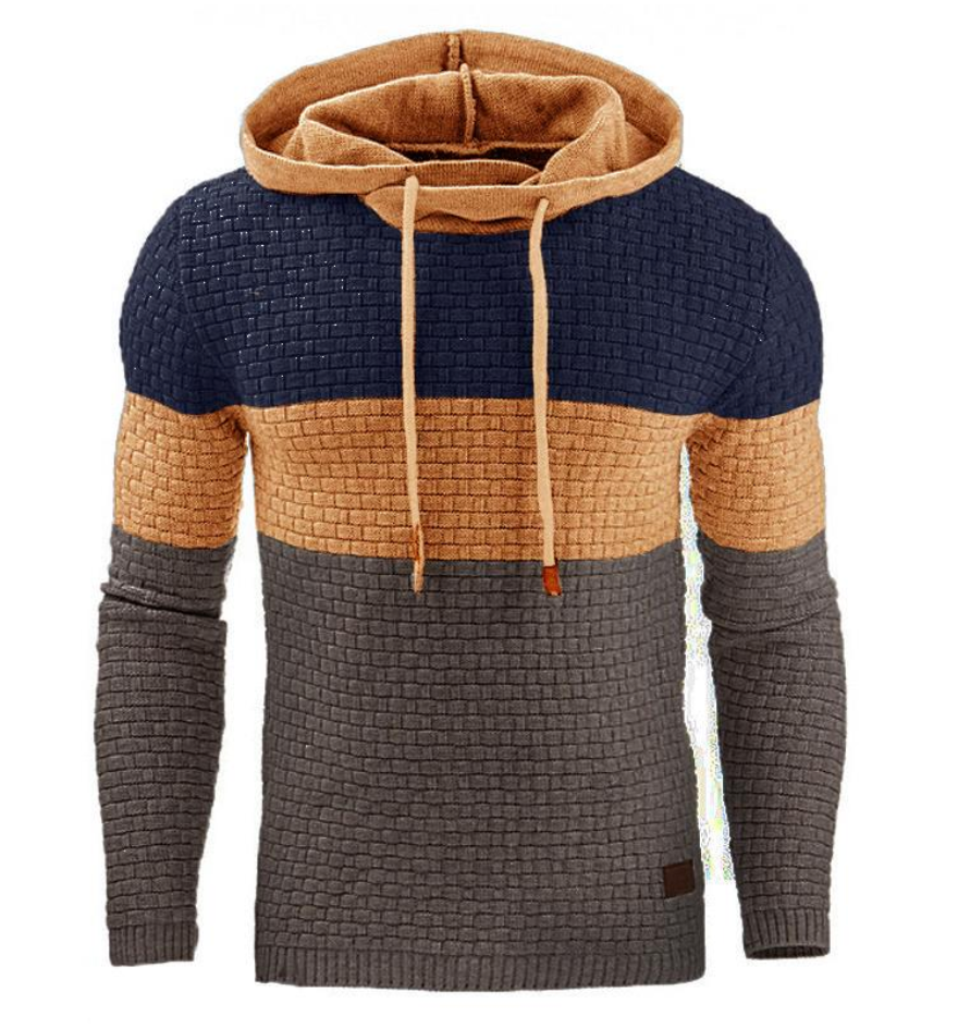 Variant image for Hoodies Mænd Komfortabel 100% Bomuld Hættetrøje til Mænd Moderne Design-25
