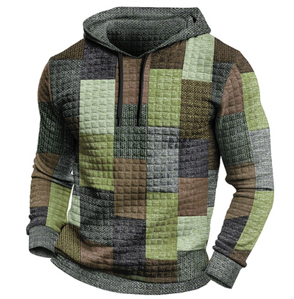 Hoodies Mænd Italiensk Bomuld Modern Design Komfortabel Pasform-2