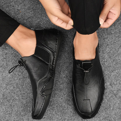 Variant image for Mænds Casual Slippers Læder Slip-On Komfortabel Stil-10