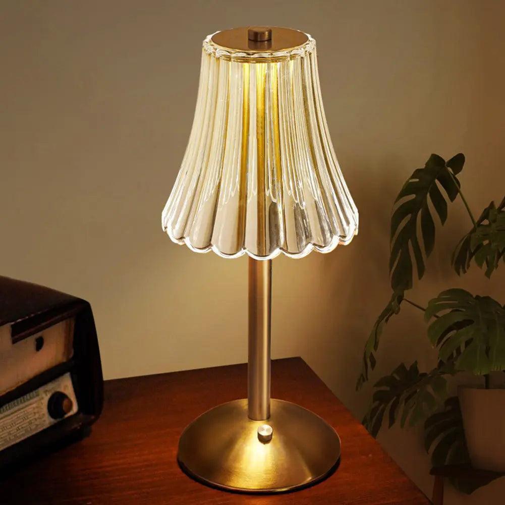 Bordlampe Uden Ledning Vintage Design Justerbar Belysning 4