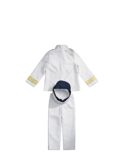 Børne Kaptajn Uniform Sæt Klassisk Cosplay Kostume 1