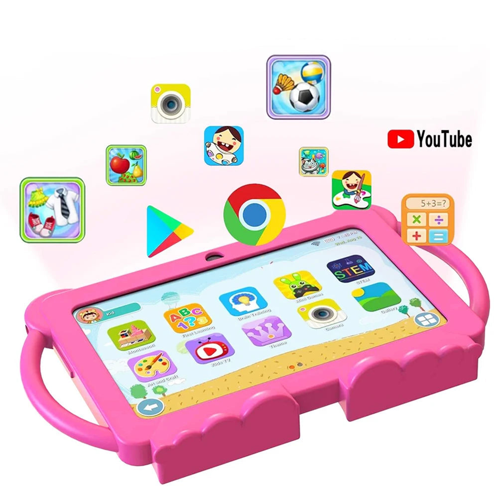 Børneundervisningstablet 7 tommer Android 12 med 32 GB hukommelse 2