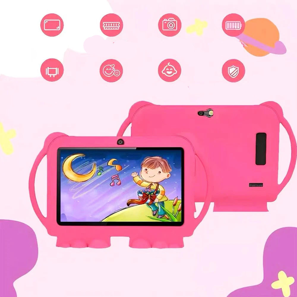 Børneundervisningstablet 7 tommer Android 12 med 32 GB hukommelse 3