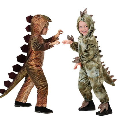 Børns Triceratops Dinosaur Kostume til Leg og Fest 1
