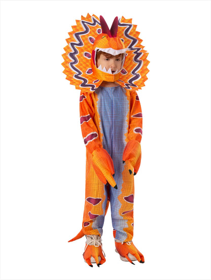 Børns Triceratops Dinosaur Kostume til Leg og Fest 10