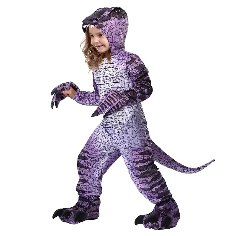 Børns Triceratops Dinosaur Kostume til Leg og Fest 11