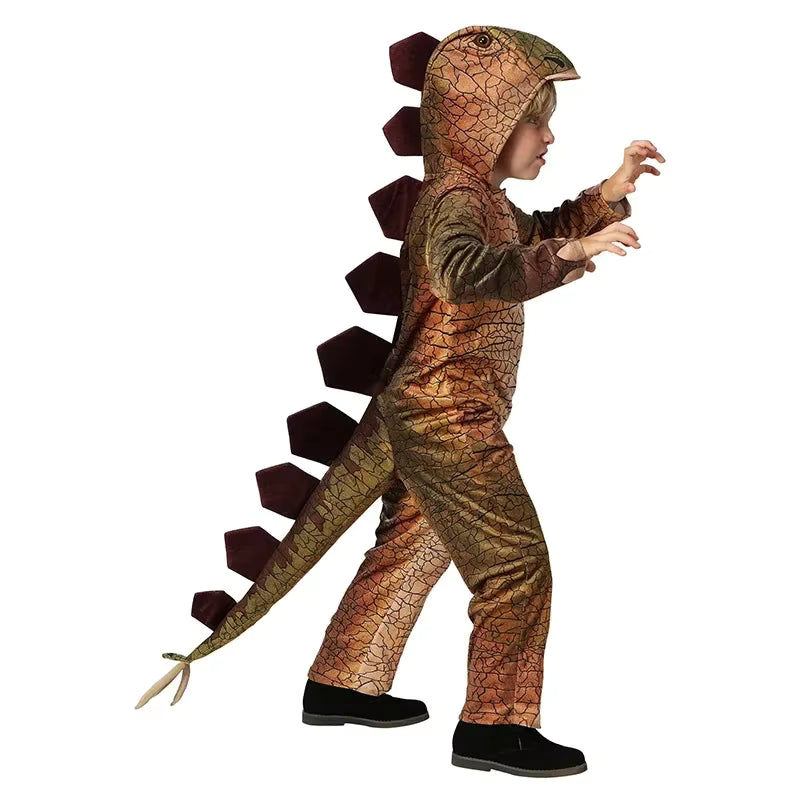 Børns Triceratops Dinosaur Kostume til Leg og Fest 13