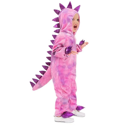 Børns Triceratops Dinosaur Kostume til Leg og Fest 4