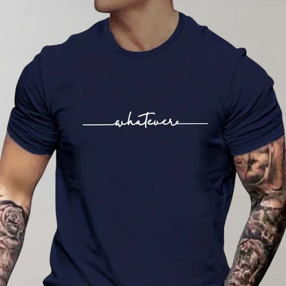 Variant image for Herre T Shirt Casual Rund Hals Bomuldsblanding-25