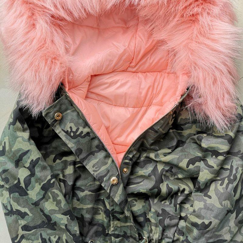 Camo vinterjakke til kvinder