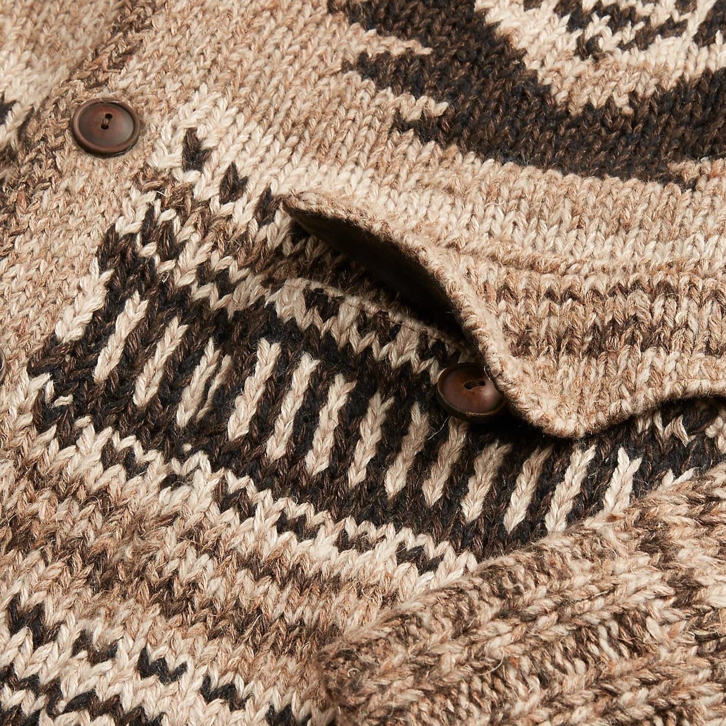 Cardigan Til Mænd Med Aztec Mønster - Komfortabel Stil Til Herre 3