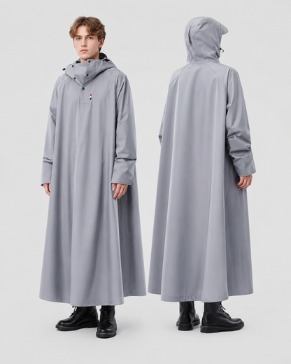 Unisex Regnfrakke Lang Oxford Vandtæt Poncho