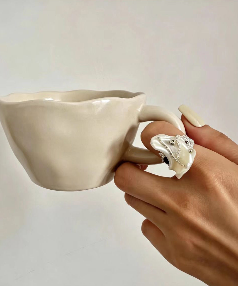 Dame Åbne Ringe Asymmetrisk Design 1