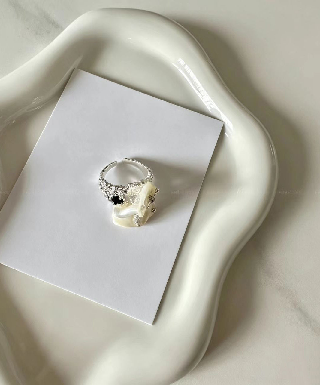 Dame Åbne Ringe Asymmetrisk Design 3