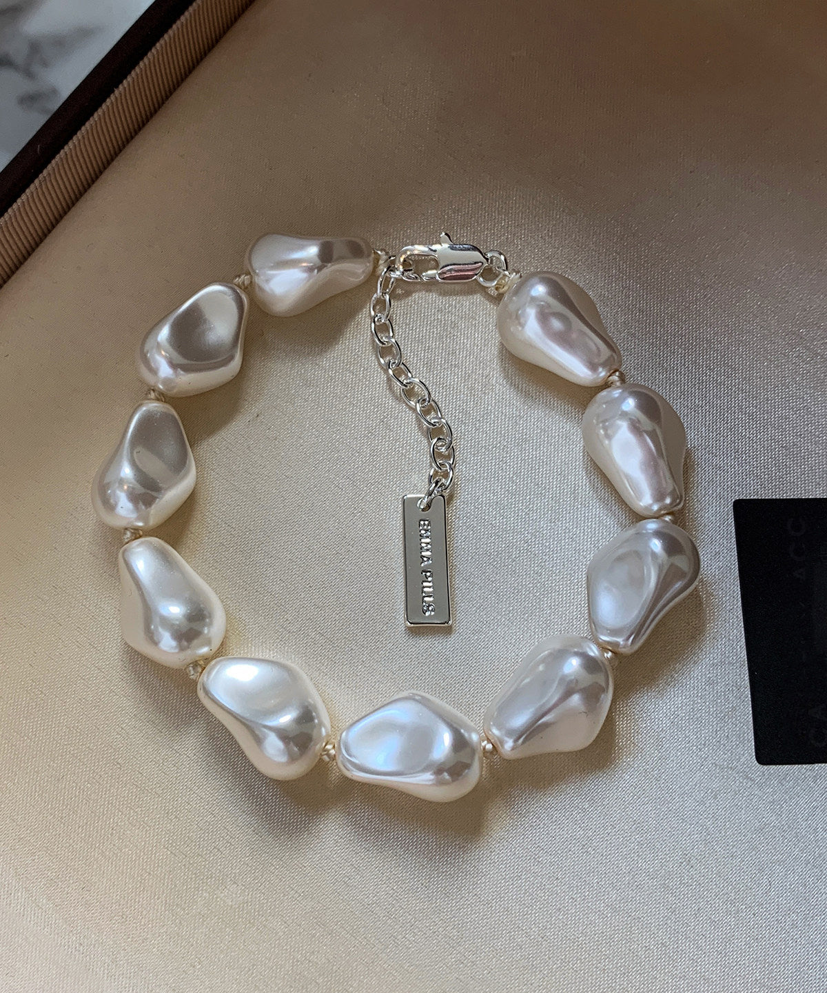 Dame Armbånd Asymmetrisk Perle Charm 4