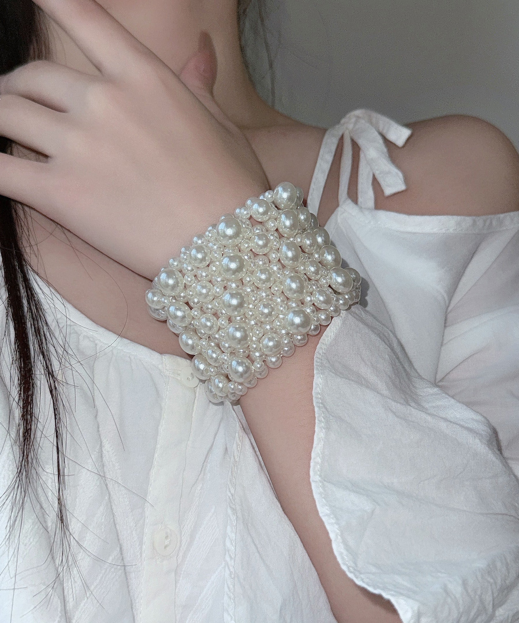 Dame Armbånd Vævet Perle Design 2