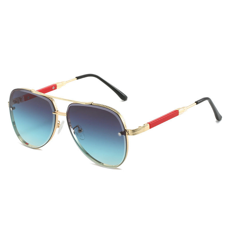 Dame Aviator Solbriller med Gradient Design 0