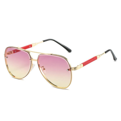 Dame Aviator Solbriller med Gradient Design 6