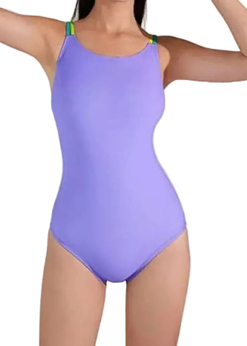 Dame Badetøj Bodysuit Med Krydsremme 0