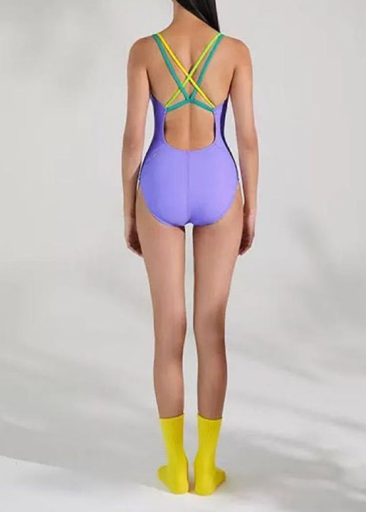 Dame Badetøj Bodysuit Med Krydsremme 3