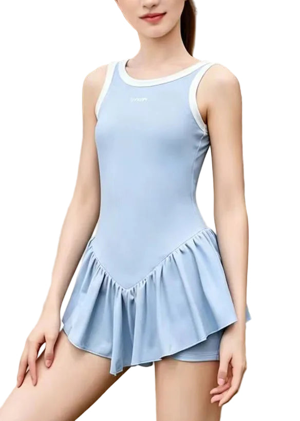 Dame Badetøj Bodysuit Patchwork Stil 1