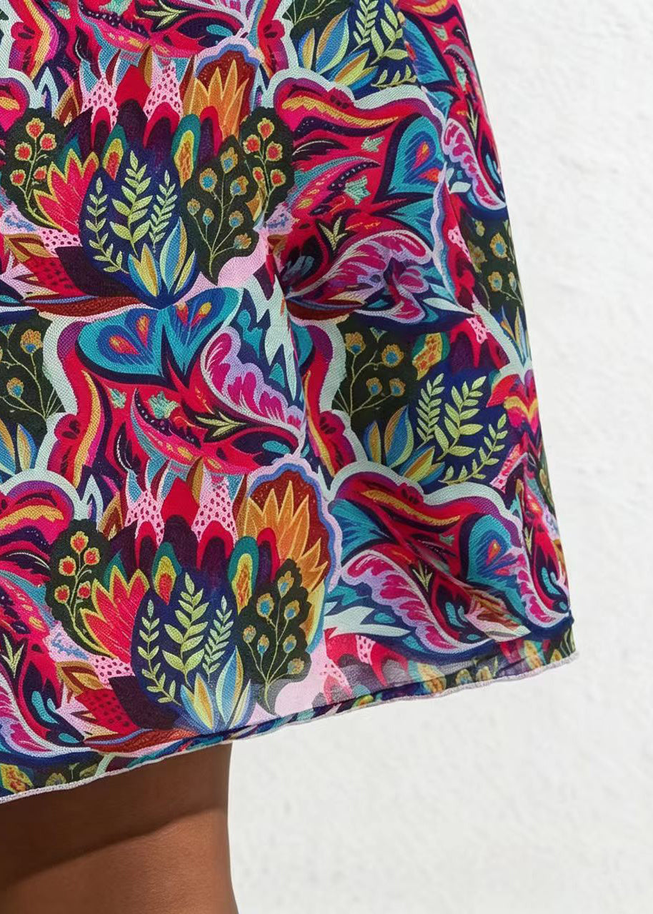 Dame Badetøj Tre-delt Sæt med Boheme Print 3