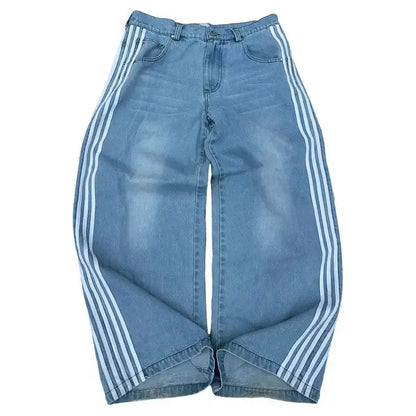 Dame Baggy Jeans Høj Talje 0