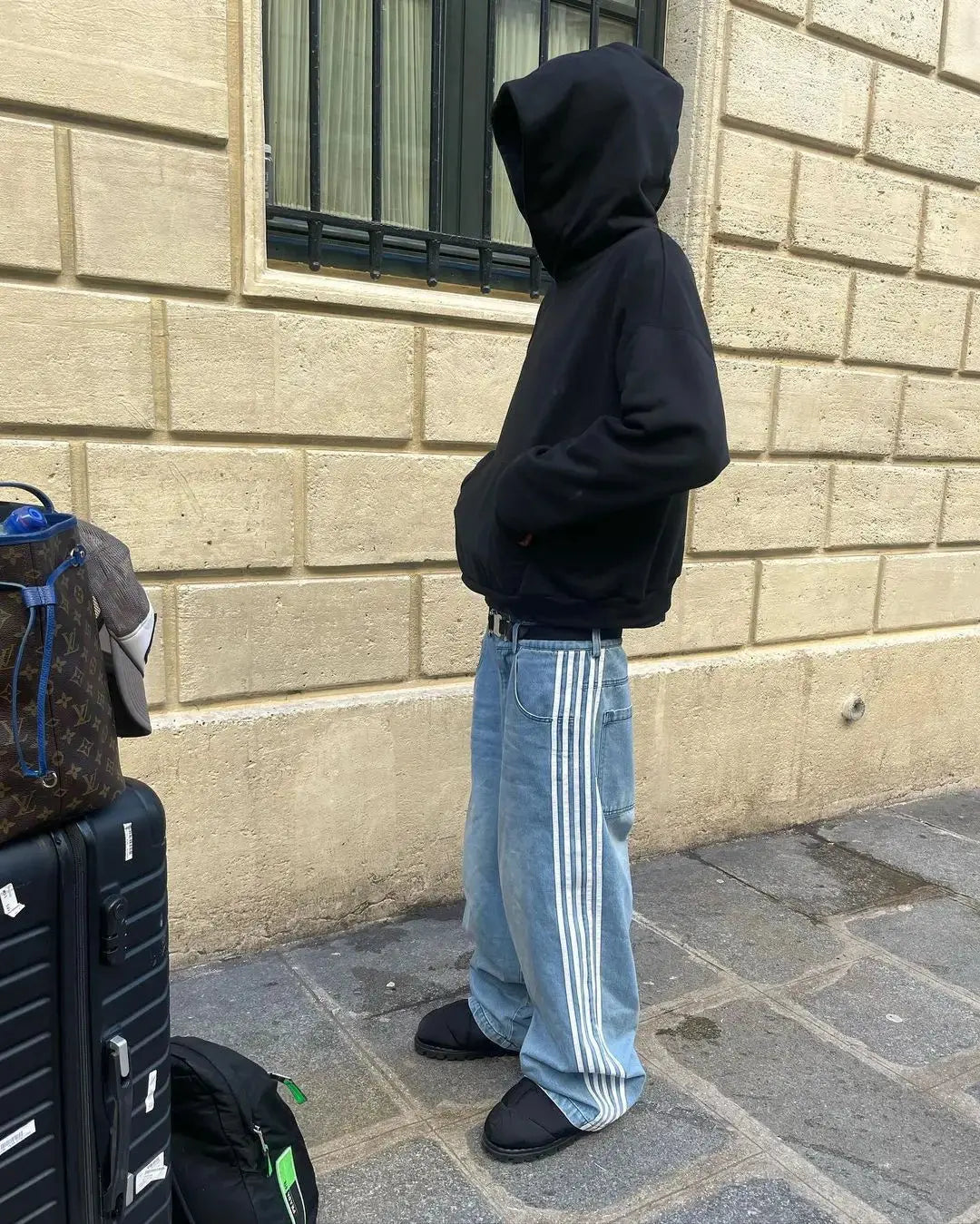 Dame Baggy Jeans Høj Talje 1