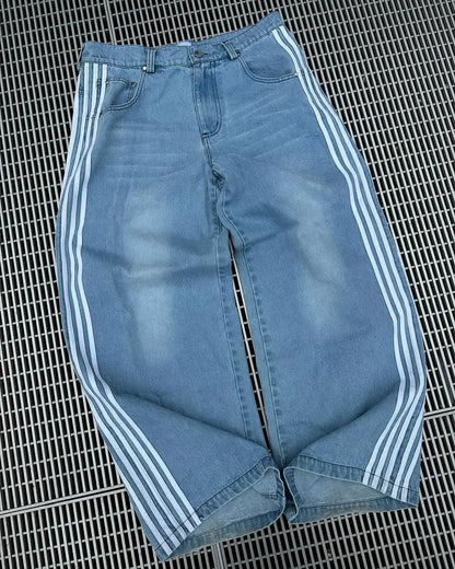 Dame Baggy Jeans Høj Talje 3